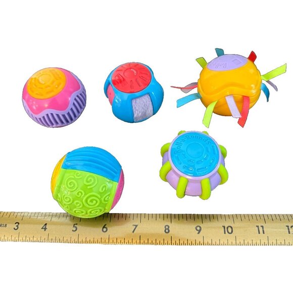 Fisher Price Touch‎ & Tickle Roll-A-Rounds Sensory Toys Lot Of 5 Textured - Picture 4 of 4